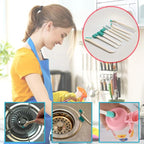 Small Household Cleaning Brushes by ELEMGULY,9 Pcs Crevice Brush for Hole, Gap, Corner, Space, Micro Crevice Scrub Cleaner Tool for Bottle, Keyboard, Window, Door Track