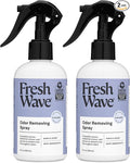 Fresh Wave Lavender Scent Odor Removing Spray, 8 fl. oz. | Pack of 2 | Odor Absorber for Home, Furniture, Fabrics & Trash | Safer Odor Relief