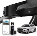 Front 4K + Rear 1080P Dash Cam for Audi 2019 2020 2021 2022 2023 2024 2025 2026 A4 A6 Allroad A3 A5 Q5 S4 S6 Q7 A8 S8 TT A7 S5 Q3 S3 S7 RS3 RS5 RS6 e-tron (Model A), OEM Look, WiFi & APP, 128GB Card