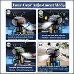 Robot Intelligent Aromatherapy Machine, Smart Cute Robot Car Air Freshener - Fine Spray/Fillable/Four-Gear Adjustment/Vibration Sensing/On-Off/Large Capacity Long-Lasting Fragrance/Black-V2(Cologne)