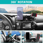 Upgraded Magnetic Phone Mount for 2010-2024 Toyota 4Runner Accessories, Magsafe Dash Phone Holder Multi-Mount Phone Stand with Three Mounting Positions for Smartphone for 4-Runner Accessories