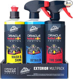 Armor All Podium Series 3-Piece Exterior Car Detailing Kit Developed with Oracle Red Bull Racing, Includes Hybrid Ceramic Wash & Shine, Exterior Detailer Spray, and Tire Shine Spray, 16 fl oz Each