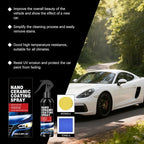 Car Ceramic Coating Spray - 100ml Exterior Paint Interior Polishing Solution | 17 * 7.2 * 4cm Car Coating Detail Spray for Sedans Suvs Pickups Minivans Motorcycles