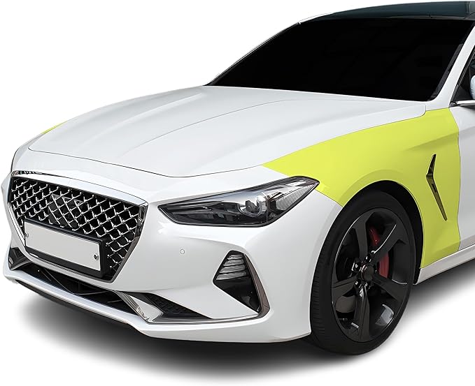 BOGAR TECH DESIGNS for Genesis G70 2021+ Front Sides Paint Protection PPF Film Kit Cover, Clear Bra