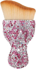 Car Interior Brush Blingbling Car Accessories for Women,Dust Sweeping Soft Brush with Rhinestone Handle,Detailing Brush Cleaner for Dashboard, Air Conditioner Vents, Computer Keyboard, etc (Pink)