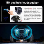 DREAMIZER UTV Turn Signal Kit with Horn, Plug and Play, Pre-Wired, UTV ATV Blinker with Rocker Switch Universal Street Legal Kit with Hazard light Compatible with Polaris, Can-Am, Teryx, CFMOTO