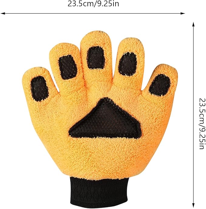 Scratch Free Car Wash Mitt, Coral Fleece Mitts, Five Finger Wash Glove Tool, Men Women Car Truck SUV, Automotive Vehicle Exterior, Home Kitchen Cleaning Supply