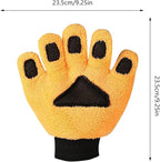 Scratch Free Car Wash Mitt, Coral Fleece Mitts, Five Finger Wash Glove Tool, Men Women Car Truck SUV, Automotive Vehicle Exterior, Home Kitchen Cleaning Supply