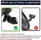 Mangoal 4K Dash Cam fit for Ford Fusion 2013-2020 Gen2, S SE SEL Titanium Accessories, UHD 2160P Video, WiFi & App, G-Sensor, Loop Recording, Easy to Install, 64GB Card