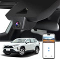 YuYue Electronic 4K Dash Cam Compatible with Toyota RAV4 2019-2021, Prime 2021-2024,LE Limited Premium XLE TRD Hybrid Model A,No Vent Hole,OEM Size,UHD 2160P,Loop Record,G Sensor,WiFi & APP,64GB Card