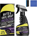 Matte & Vinyl Wrap Protection Spray, Cars Vinyl Wrap Protectant Cleaner, Quick Drying Matte Paint Cleaner for Car, Matte Finish Detailer and Spray Sealant for Cars (1 Pcs)