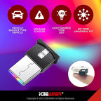 ICBEAMER Smart USB 1-Pack (Green) | Auto LED Interface Plug-in Miniature Night Light for Car, Van, Pickup, Truck, Interior, Trunk, Ideal for Ambient Lighting