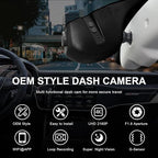 Mangoal 4K Dash Cam Custom fit for Audi (Model B Black) A4 A6 Allroad A3 A5 A6 Q5 A8 S8 A7 S5 Q3 S3 S7, Integrated OEM Look, UHD 2160P Video, G-Sensor, WiFi and Free App, GPS, 64GB Card