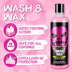 Voodoo Ride ® VR-1000 Bubble Gum Wash-N-Wax Pink Bubble Gum Scented Car Wash Soap 16oz
