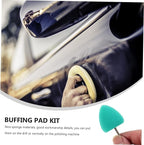 Healifty 5sets Auto Polishing Wheel Kit Car Buffing Pads Clay Bar Kit Detailing Sponge Wheel Polisher for Car 16pcs*5