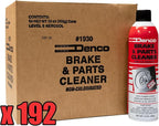 Denco #1930 Brake & Parts Cleaner Spray, Non-Chlorinated, Fast-Drying Degreaser, Low Odor Aerosol, 15.3oz (13oz net wt) (Case of 192)