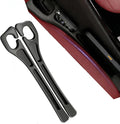 Seat Gap Filler - 2 PCS Car Seat Gap Filler Organizer for Storing Phones Keys Cards, Between Seat Car Gap Filler for Cars & SUVs (Black)