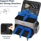 Golf Trunk Organizer, Golf Accessories for Men, Car Storage Bag with 2 Shoe Compartments, Adjustable Dividers for Gear, Durable Water-Resistant Design, Ideal Gift for Golfers