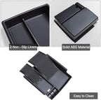 TOPINSTALL 21-24 Tray Compatible with 2021-2024 Ford Bronco & 2025+ Bronco 2-Door & 2025+ 4-Door Manual Transmission, Full Size Bronco Organizer (NO for 25 4-Door Automatic & Sport Model)