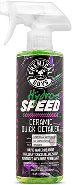 Chemical Guys HydroSpeed Ceramic Quick Detailer Spray - SiO2 Shine Car Detailer Spray for Cars, Trucks, SUVs, Motorcycles and RVs, Boosts Gloss, Hydrophobic Protection and Slickness, 16 oz