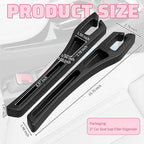 2PCS New Car Seat Gap Filler Organizer with Cell Phone Holder,Versatile Car Side Seat Gap Filler for Filling Gaps & Storing Items,2 in 1 Cars Gaps Seats Fillers