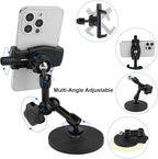 Mippko Magnetic Phone Holder,Heavy Duty Phone Mount for Truck/Tractor/Forklift/Boat/Motor Vehicles,Fit 3.5~7.5" iPhone/Nexus/Smartphone,360°Adjustable Arm 3.46" Magnetic Base