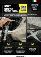 MANIAC LINE MAFRA Insect Remover | Fast Bug and Sap Dissolver | Safe on Paint Glass and Plastics | Pre Wash Pretreatment for Less Scrubbing | For Grilles Mirrors and Windscreens | 500 Milliliters