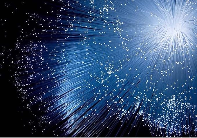 AZIMOM End Glow Fiber Optic Cable, PMMA 150pcs 0.03in 6.5ft Fiber Strands Lights Roll 0.75mm 2Meter Starlight Headliner Strings Star Sky Roof Ceiling Decoration