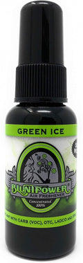 BluntPower Green Ice Concentrated Air Freshener for Room and Car - Oil-Based Diffuser Spray Bottle - Long-Lasting Bathroom, Car Freshener & Odor Eliminator (1 Pack)