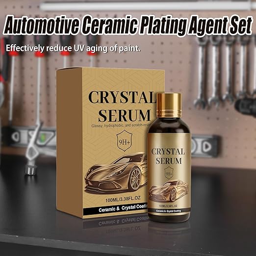 PTZ Crystal Serum, Ceramic Coating for Cars, 9H Graphene Coating for Auto Car Detailing, High Gloss Shine (1PC)