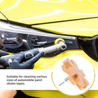 Decal Remover Eraser Wheel 3.5 Inch Rubber Vinyl Remover with Drill Adapter for Car Paint Surface Sticker and Tape Cleaning Automotive Detailing Tool