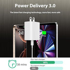 iPhone 14 Charger, 2Pack 10FT USB Wall Charger Fast Charging Lightning Cable Cord,USB Type C Plug Block with 10Foot Long Lightning Cable Compatible with iPhone 14/13/12/12Mini/11ProMax/XS Max/XS/XR/SE