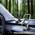Upewefi 2026 Upgraded Car Phone Holder for Mag Safe, 3500gf Strongest Magnetic, 360° Adjustable Car Phone Holder, Phone Holders for Your Car, Car Mount for iPhone 17 16 15 14 13 12 (1pcs-BlackRed)