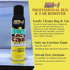 Bug and Tar Remover for Cars, Trucks, RVs, and SUVs, Fresh Citrus Spray for Stuck On Grime, Clean Auto Detailing Accessory, Streak Free Shine, Safe on Exterior Paint – Pack of 2
