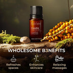 100% Pure Copaiba Essential Oil - 0.34 Fl Oz - Copaiba Oil for Hair, Skin, Diffuser, Aromatherapy & DIY Candle Making Scent