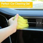 PULIDIKI Car Cleaning Gel for Car Cleaning Putty Car Putty Auto Detailing Tools Car Slime Cleaner Dust Cleaning Gel for Car Interior Cleaner Car Accessories Keyboard Cleaner Yellow (2Pack)