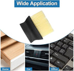 HARFINGTON Auto Interior Dust Brush Car Cleaning Brush Duster Soft Bristles Car Detailing Brushes for Auto Dashboard Air Conditioner Vents Leather, Yellow