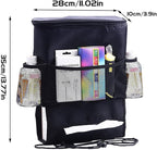 KAFEEK Car Seat Organizer/Auto Seat Back Organizer/Multi-Pocket Travel Insulated Drinks Holder Cooler/Storage Bag Cool Wrap Bottle Bag with Mesh Pockets(Heat-Preservation)