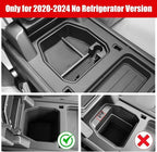 4PCS Center Console Organizer Tray Compatible with 2020-2024 Land Rover Defender 90 110 130 (ONLY for No Refrigerator Version) Armrest Storage Box Door Handle Pocket Insert Interior Accessories