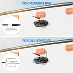 Wireless RV Backup Camera System for Furrion Pre-Wired RVs Truck Trailer, FHD 1080P 7" Touchscreen IPS Monitor & Rear View Camera, Loop Recording Night Vision IP69 Waterproof Plug & Play F7