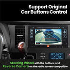 Wireless/Wired Adapter for CarPlay Android Auto Compatible with Toyota Sienna 2014-2019 Entune 2.0 High Definition Audio High Screen Resolution.