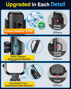 VANMASS Phone Holders for Your Car Ultimate Military-Grade Car Phone Holder Mount【Patent & Safety Certs】Upgraded Shockproof Truck Air Vent Phone Mount for iPhone 17 Pro Max 16 Samsung Android,Silvery