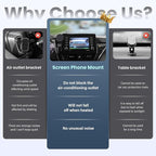 Car Phone Holder Fit for Toyota Camry 2021 2022 2023 2024 - for MagSafe Magnetic Cell Phone Mount for Camry Accessories 7 inch Touchscreen - Strong Magnets for iPhone (NOT FIT 9 inch)