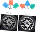 Healifty 4sets Polisher Equipment Car Polishing Pads Sponge Buffing Wheel Drill Kit Car Detailing Pads Kit 16pcs*4