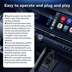 Wireless CarPlay Adapter for Netflix︱YouTube︱TikTok Streaming: CarlinKit Tbox (SM6225, 8-core, 8GB+128GB)