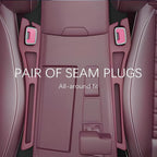 2PCS Car Seat Gap Filler Organizer,2 in 1 Car Gap Filler with Fill and Storage Function for Storing Phones Keys Cards,Universal Multifunctional No Drop Seat Guard for Cars (Red)
