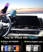 Car Phone Holder for Kia Sportage 2023 2024 2025 Accessories Apply to 12.3 Inch Touchscreen 15W Fast Wireless Charger Screen Fixed Clip HandsFree Cell Phone Mount 360° Rotation