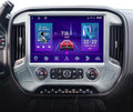 13.1" 8Core 8+128G Car Stereo Radio for Chevy Silverado GMC Sierra 2014-2018,5Ghz WiFi Android 13 Touch Screen Radio with Wireless CarPlay Android Auto BT DSP 48EQ Backup Camera,Silver