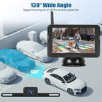 Wireless Backup Camera for Cars with 5 Inch Monitor Digital Signal Stable Reverse Camera Night Vision for Truck/Car/Pickup/SUV/ IP69 Waterproof