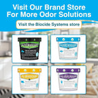 Biocide Systems Auto Shocker Strong Quick Release Car Odor Eliminator, Eco-Friendly Smell Remover for Tough Odors in Vehicle Interiors, Up to 250 Cubic Feet (4-Pack)